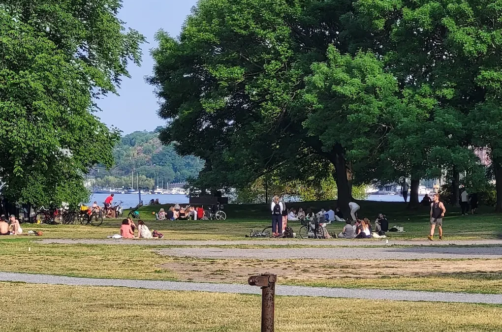 Boule och picknick i Rålambshovsparken